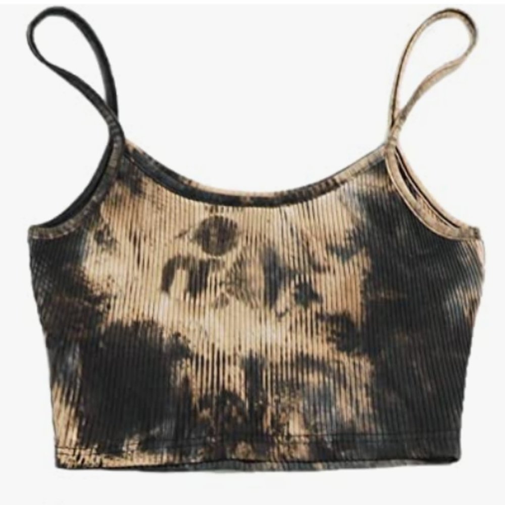 SHEIN Tie Dye Rib-Knit Cami Top